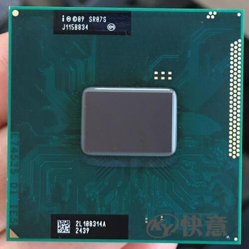 Original Pentium B940 CPU (2M Cache, 2.0GHz, B940 Processor , SR07S ) PGA988 TDP 35W Dual Core Laptop CPU Compatible HM65 HM67