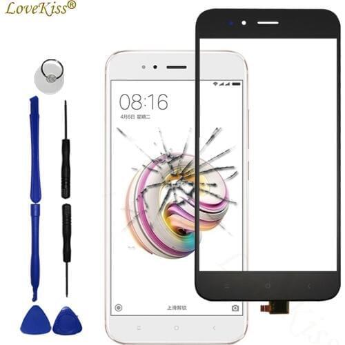 Mi A1 Front Panel For Xiaomi Mi 5X Mi A1 Touch Screen Sensor A1 LCD Display Digitizer Glass Cover Touchscreen Replacement Tools