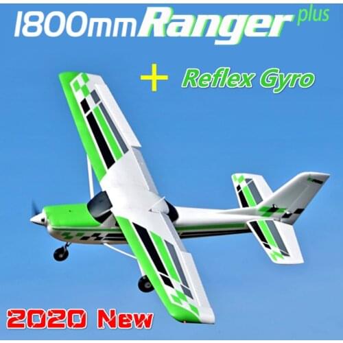 FMS RC Airplane Plane 1800mm Ranger Trainer Beginner With Reflex Gyro 5CH with Flaps 4S PNP Model Plane Aircraft Floats Optional