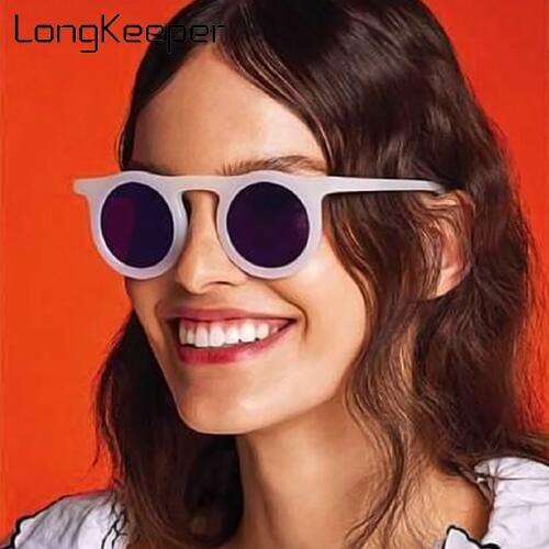 Fashion Round Sunglasses Men Women Vintage Brand Designer Driving Sun Glasses Ladies Shades Eyewear UV400 Oculos De Sol