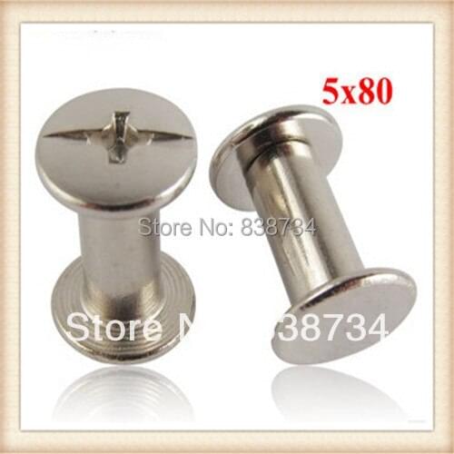Steel with zinc plated 5*80mm sex screw
