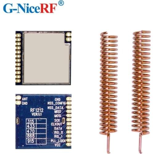 Ultra Low Power RF1212 SX1212 433MHz RF Module | -139 dBm High Sensitivity SPI FSK Embedded RF transceiver module