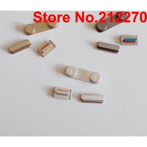 YUYOND Free DHL EMS Original New Complete Side Buttons Power Volume Mute Switch Button Set For iPhone 5S Wholesale