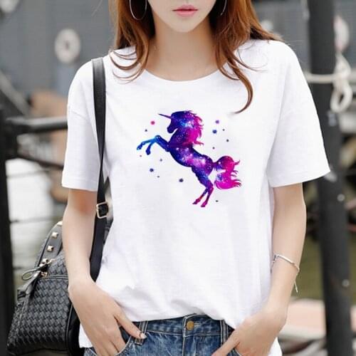 Shirts Women Harajuku Kawaii Cartoon Animal Printing White Cute Leisure Top Female T-shirt Summer Clothes Soft Wowen T Shirts
