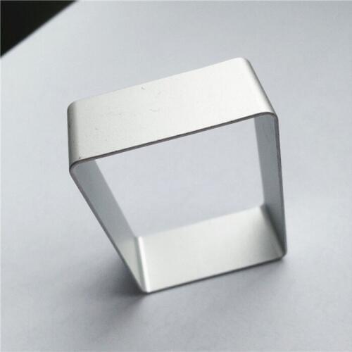 10pcs Kitchen Aluminium Alloy Rectangle Biscuit Mould Cookies Mold Cutter Metal Cake Decorating Tools Free Shipping