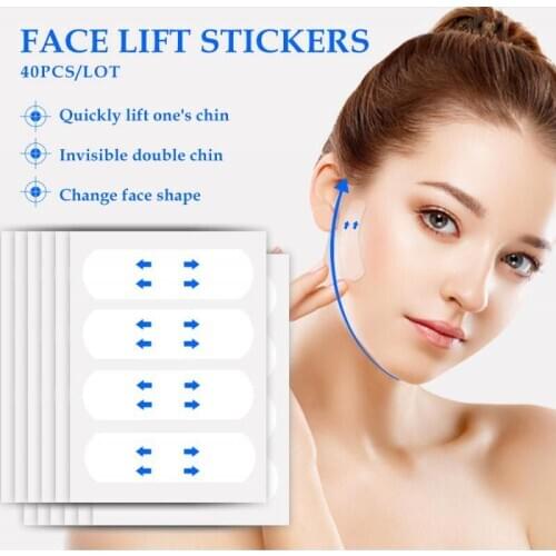 1000 Pcs/Set Invisible Thin Face Lift Stickers Face Facial Line Wrinkle Sagging Skin V-Shape Face Up Fast Chin Adhesiv