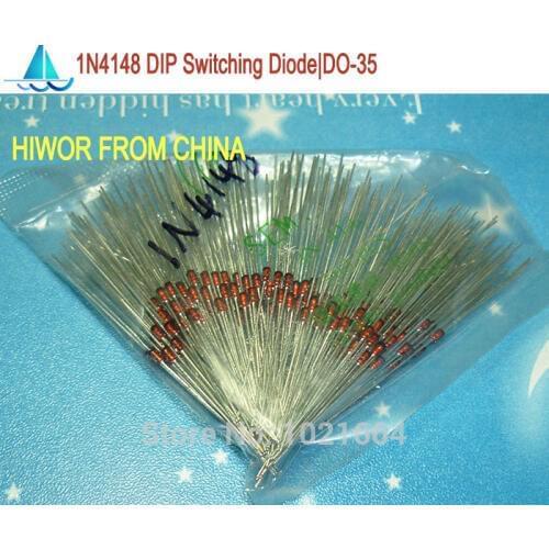 2000pcs 1N4148 4148 IN4148 DIP Switching Diodes Glass Packaging DO-35