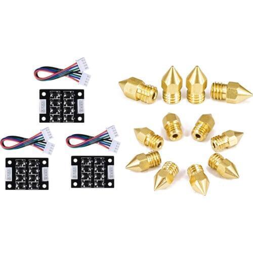 3Pcs TL Smoother Addon Module for Pattern Elimination Motor Clipping Filter 3D Printer Stepper Motor Drivers & 22 Pcs 3D Printer