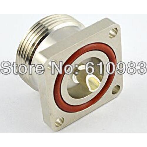 5 pieces\lot) 7/16 Din 4 Hole Panel Mount Jack RF coaxial connector with Solder Cup