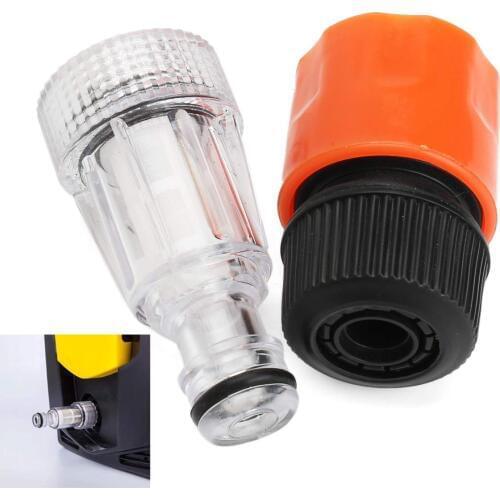 Car Washing Machine Adapter for High Pressure Washer Water Connector Filter Quick Connection Garden Hose Pipe Fitting