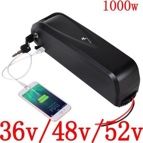 36V 48V Lithium battery pack 36V 48V 52V electric bike battery 10ah 13ah 15ah 17ah 20ah 21ah use samsung/panasonic /LG cell