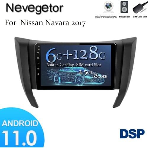 Android 11.0 For Nissan Navara/NP300/Frontier 2017 Car Radio Multimedia Video Player GPS Navigation NO 2 din DVD DSP