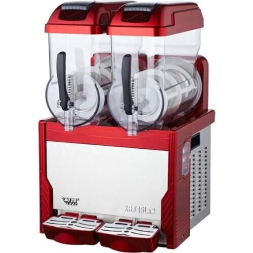 CE Commercial 2 Tank Frozen Drink Slush Slushy Making Machine Smoothie Maker
