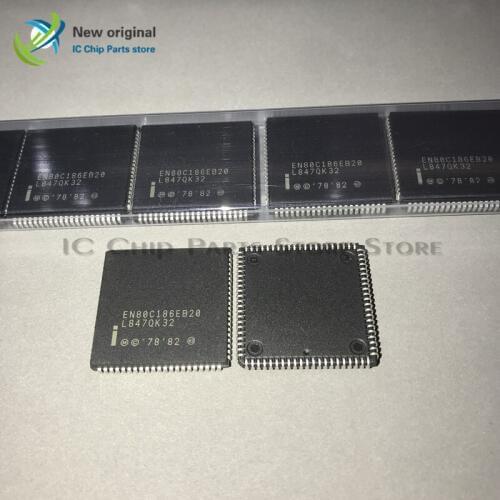 2/PCS EN80C186EB20 80C186 PLCC84 Integrated IC Chip New original