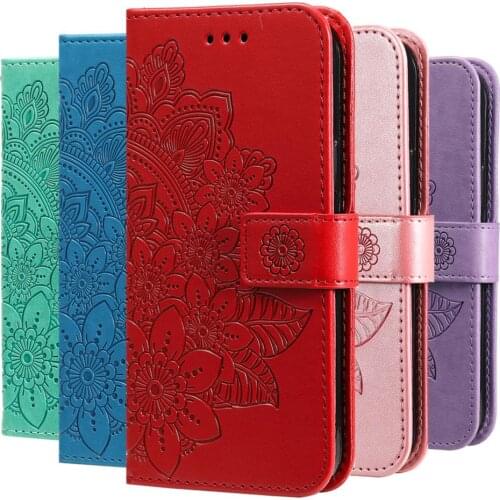 2021 Flower Flip Wallet Leather Phone Case For Xiaomi 11 Lite 10T POCO X3 C3 M2 Pro M3 Redmi 9A 9C Note 9 9S 9T 10S 10 4G 5G Cov