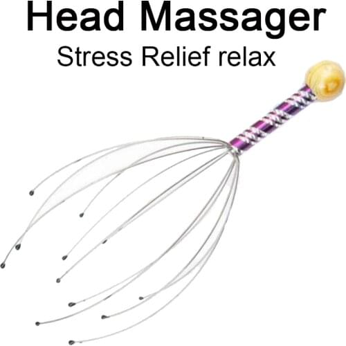 1Pcs Scalp Massager Imitate Finger Head Relax Massager Head Neck Massage Stress Relief Massage Release Head Physician Health