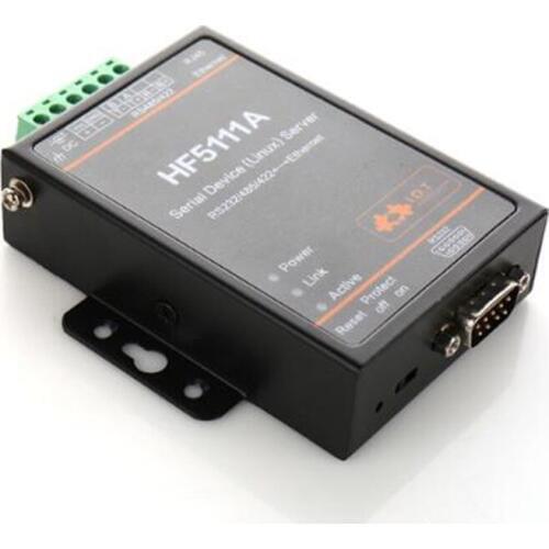 OP 5pcs/pack Wifi module 5111A RJ45 RS232/485/422 To Ethernet Linux Serial Port Server Converter Device Industrial