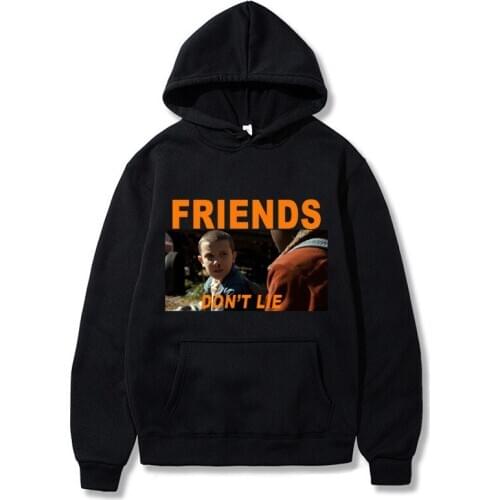 Trendy Faces Stranger Things Pullovers Mens Hoodies and Sweatshirts Oversized for Autumn with Hip Hop Winter Hoodies