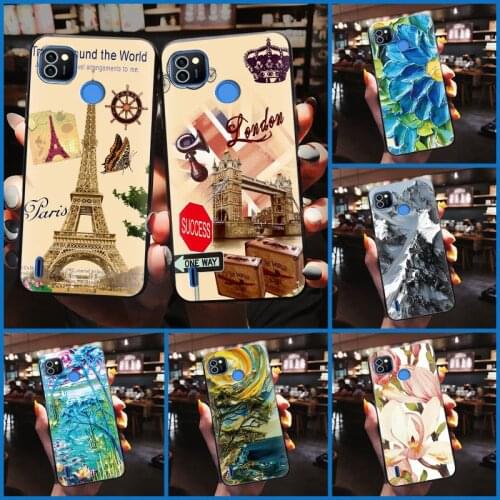 Anti-dust Fashion Design Phone Case For Tecno POP4 Air For Girls Anti-knock Cover For Boy Back Cover