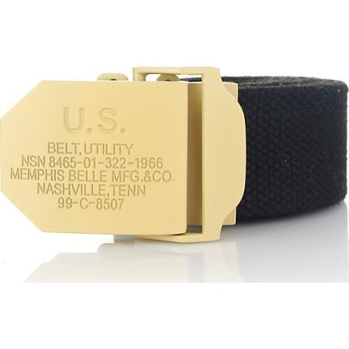 Yellow us letters automatically mens belt High quality 4mm thick, 3.8cm with canvas belts Men and women cowboy belts