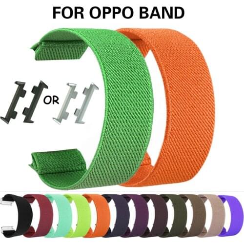 Elastic Nylon Loop Band for For OPPO Watch Band 46mm Nylon Band Bracelet Colorful Watchband For OPPO Watch Strap 41mm