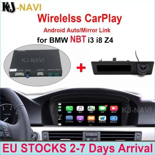 With Android Mirror Link AirPlay Car Play Function Wireless CarPlay for BMW i3 I01 NBT System 2013-2017