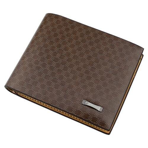 Stylish Classical Mens PU Leather Wallet Men Pockets With Card Holder Collector Bifold Purse Small Bag