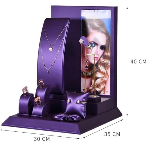 New high-end jewelry store window display props jewelry display stand ring earring necklace mannequin stand