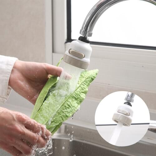3 Modes Adjustable Faucet Filter Rotatable Purify Aerator Sink Spray Tap Splash Proof Bubbler Kitchen Basin Portable Accessories