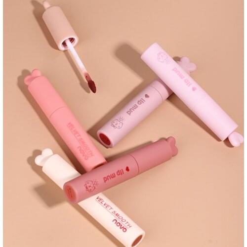 1pc Liquid Lipstick Mist Feeling Lip Mud Long Lasting Waterproof White And Soft Waxy And Smooth Lips Makeup Cosmetic TSLM2