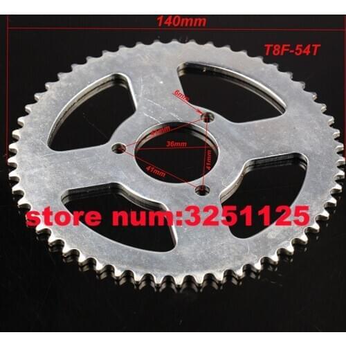 THE MOTOR Sprocket T8F 54T 36mm For 47cc 49cc Mini Dirt Baby Motocross Bikes Motorcycle 54 Tooth