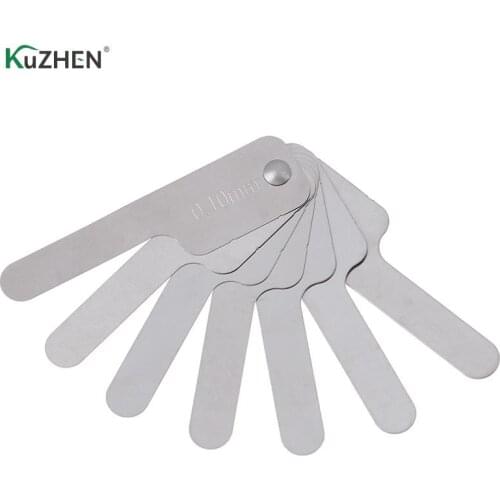 0.1-0.5mm Orthodontic Ruler Stainless Steel Dental Orthodontic Interproximal Enamel Reduction Gauge Ruler 1PCS