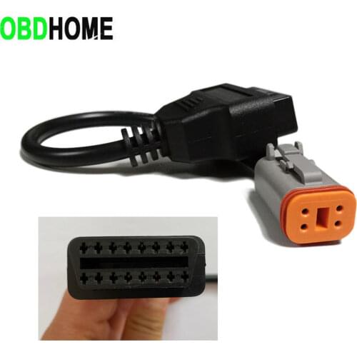 4 To 16 Pin OBD Adapter for Harley-Davidson Motorcycle Tester Diagnostic Scanner Connection Wire 4-pin Connector Test Head 4PIN
