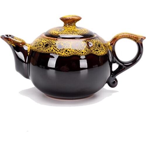 Kiln change glaze Chinese Traditional Tea pot, Elegant Design Tea Sets Service , China Red teapot Creative Gifts