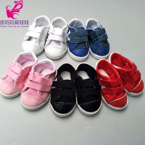 7.5cm doll shoes For 43cm born bebe doll sport shoes 18 inch doll shoes