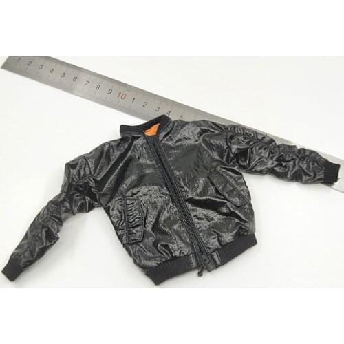 MCCToys Mr.Z 1/6 Scale Mr. Zhu Mini Wardrobe Black Cut MA-1 Air Force Jacket For 12'' Action Figure Body DIY Accessories