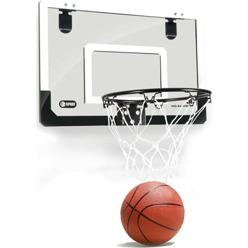 Mini Basketball Hoop With Ball 18 inch x12 inch Shatterproof Backboard