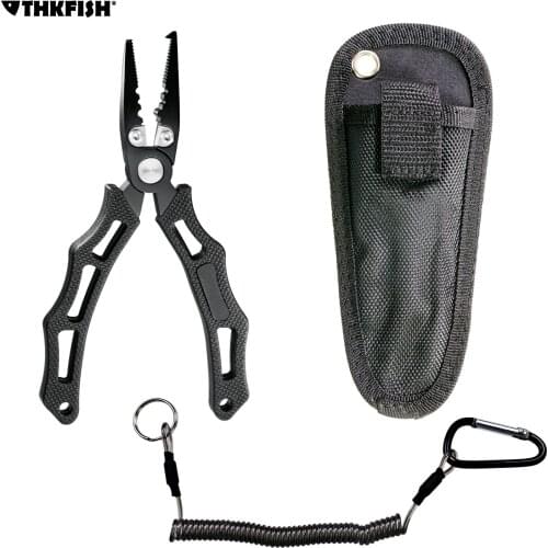 Aluminum Alloy Fishing Pliers Set Fishing Tackle Gear Hook Remover Line Split Ring Cutter Fishing Accessories
