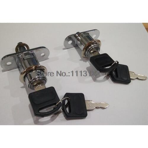 Push Plunger drawer lock with inside thread cylinder 105 Sliding door push drawer lock cabinet drawer lock 1 PC