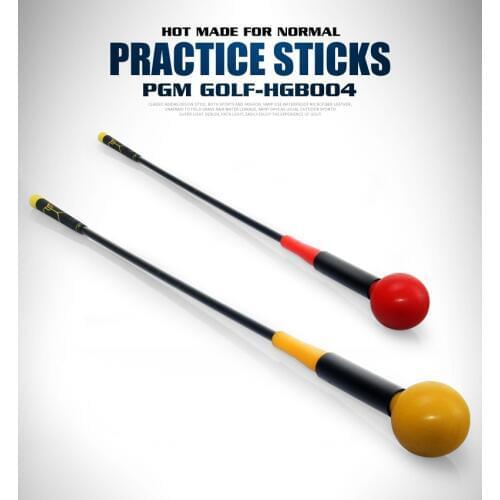 Upgraded Version! PGM Golf Swing Stick Double Grip Womens Beginner Training Supplies Swing Trainer Soft Rod Practice Stick Male