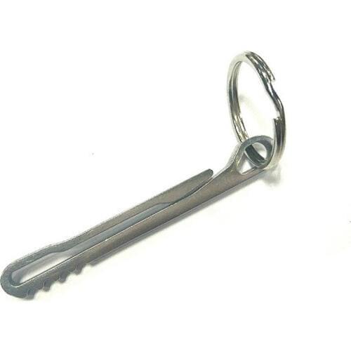 Wholesale 200pieces/lot Multi Utility EDC Tool Stainless Steel Rattlesnake Hanging Buckle For Outdoor Outdoor Portable Gadget