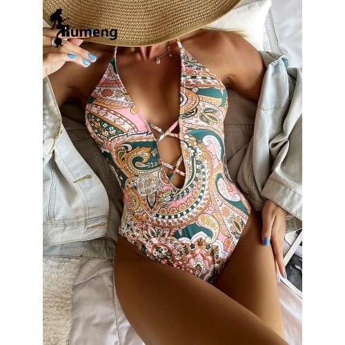 Rumeng Women's One-piece Swimwear