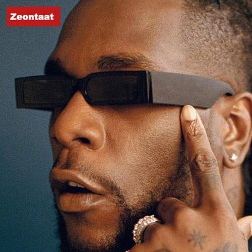 Fashion Brand Design Vintage Small Rectangle Sunglasses Men Women Retro Cutting Lens Gradient Square Sun Glasses Female UV400