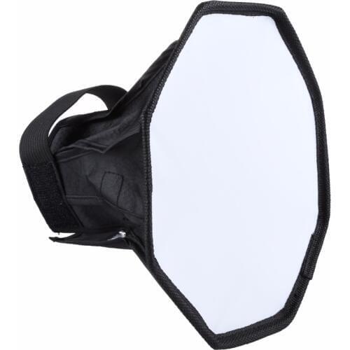 Universal Foldable Flash Light Mini Softbox Diffuser Octagon Speedlight Diffuser Soft Box for Canon Nikon Sony Camera