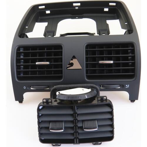 FHAWKEYEQ Front Rear Dash Central Air Outlet Vent For VW Rabbit Golf MK5 Jetta MK5 2006-2011 1KD 819 728 1KD819728 1KD 819 203