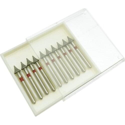 10Pcs/box Dental Diamond Burs High Speed Burs Interproximal Enamel Reduction Dentistry Material