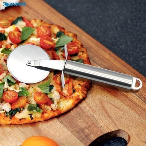 100Pcs/Lot High Quality Stainless Steel Round Knife Pizza Pastry Cutter Pancakes French Toast Bread Cake Hob BP1001
