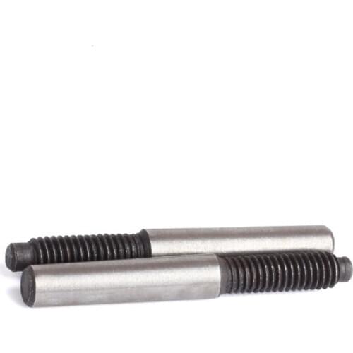 2/5PCS GB881 M8 M10 screw tail taper pin /external thread taper pin heat treatment polishing cone pin high strength cone pin