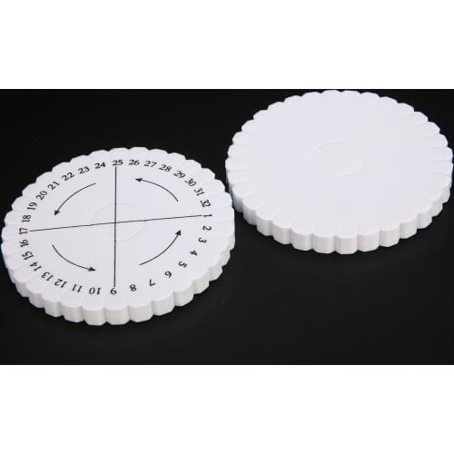 2 pcs 1 -32 Number Printed Sewing Tools 10cm Round Braiding Disk Kumihimo Beading Cord Disc Disk DIY Braided Plate