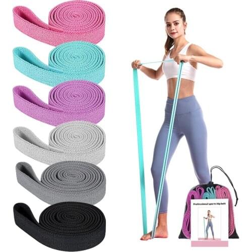3pcs Yoga Rally Band Polyester Cotton Dance Stretch Band for Running Sports Health Care Fitness Equipment фитнес резинки BHD